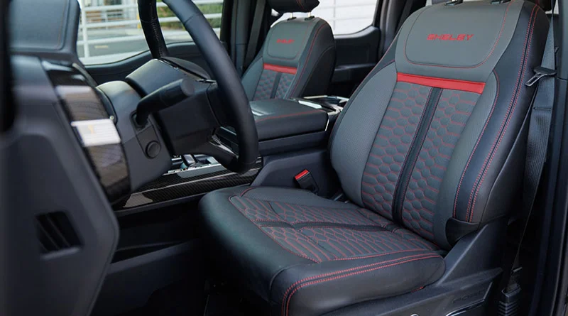 Shelby F 150 2024 interior of truck